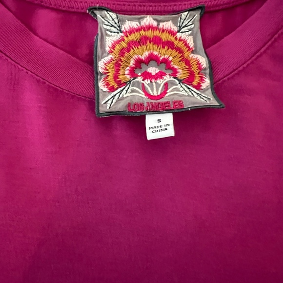 Johnny Was Crew Neck Swing Tee Size S - Picture 3 of 6